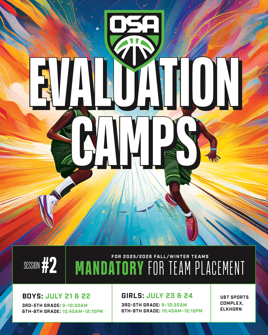 osa evaluation camps 2